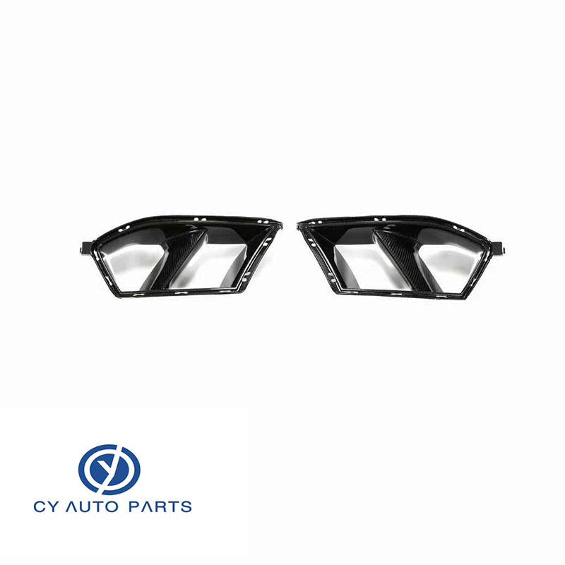 Decor Lighting Cy - กรอบไฟตัดหมอกหน้ารถยนต์แบบแห้งคาร์บอนไฟเบอร์ทรง ST สำหรับ BMW G80 M3