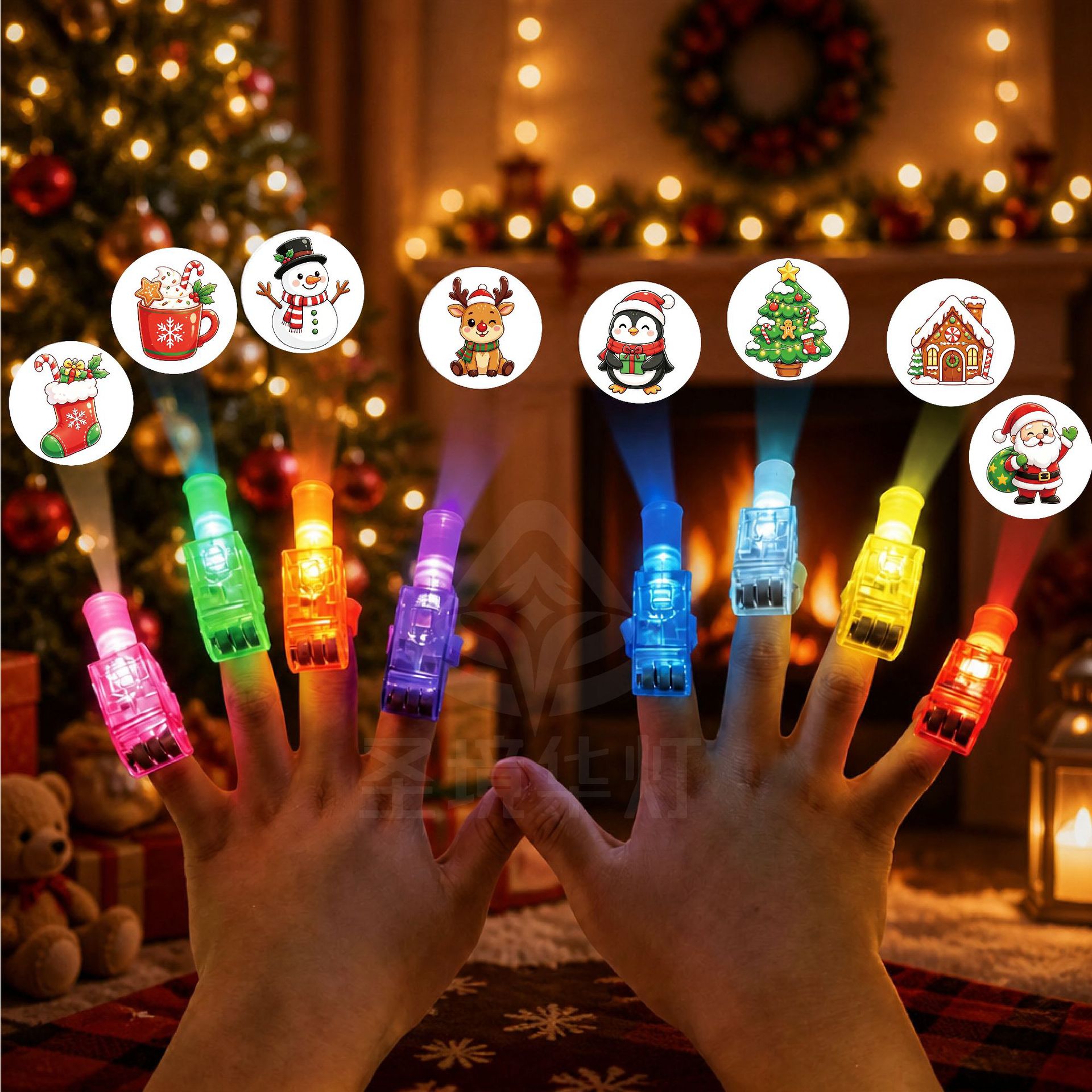 ไฟฉายนิ้ว LED สำหรับฉายภาพคริส - Lighting Christmas Decor บทวิจารณ์และราคา
