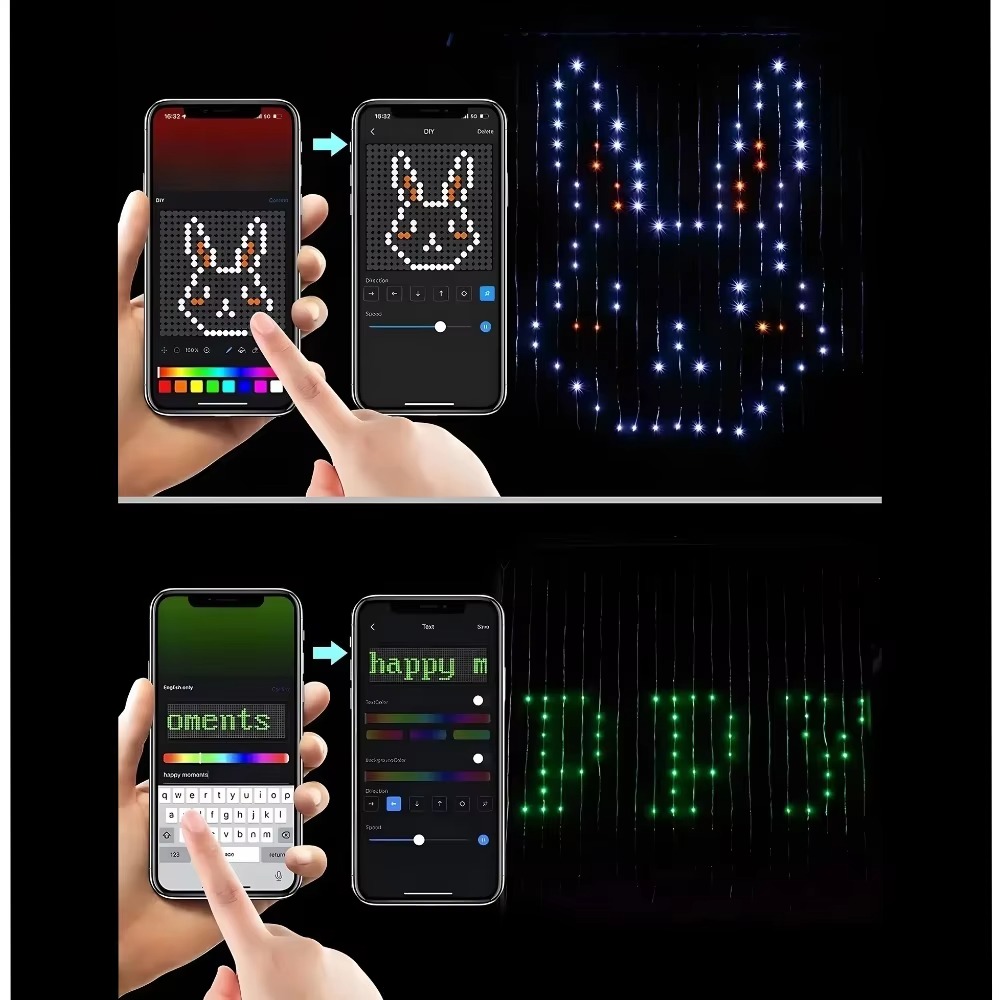 ชุดไฟตาข่ายคริสต์มาสแบบใหม่ คว - Lighting Christmas Decor บทวิจารณ์และราคา