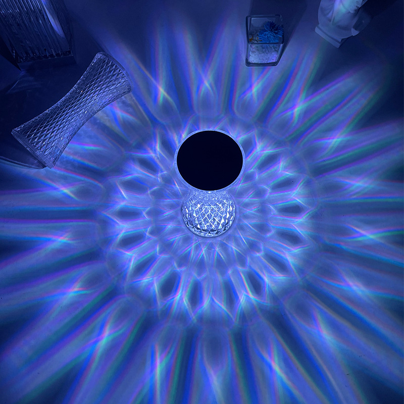 โคมไฟตั้งโต๊ะคริสตัลอะคริลิคตก - Up Lighting Decor บทวิจารณ์และราคา