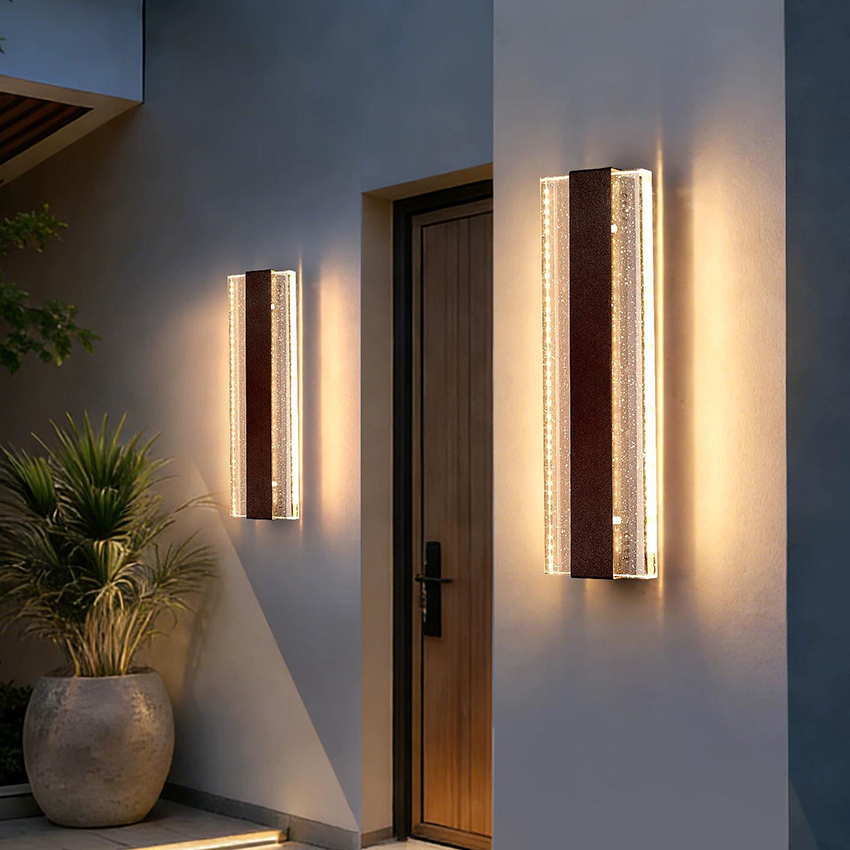 โคมไฟติดผนังทรงยาวคริสตัลฟองอา - Decor Lighting Cy บทวิจารณ์และราคา