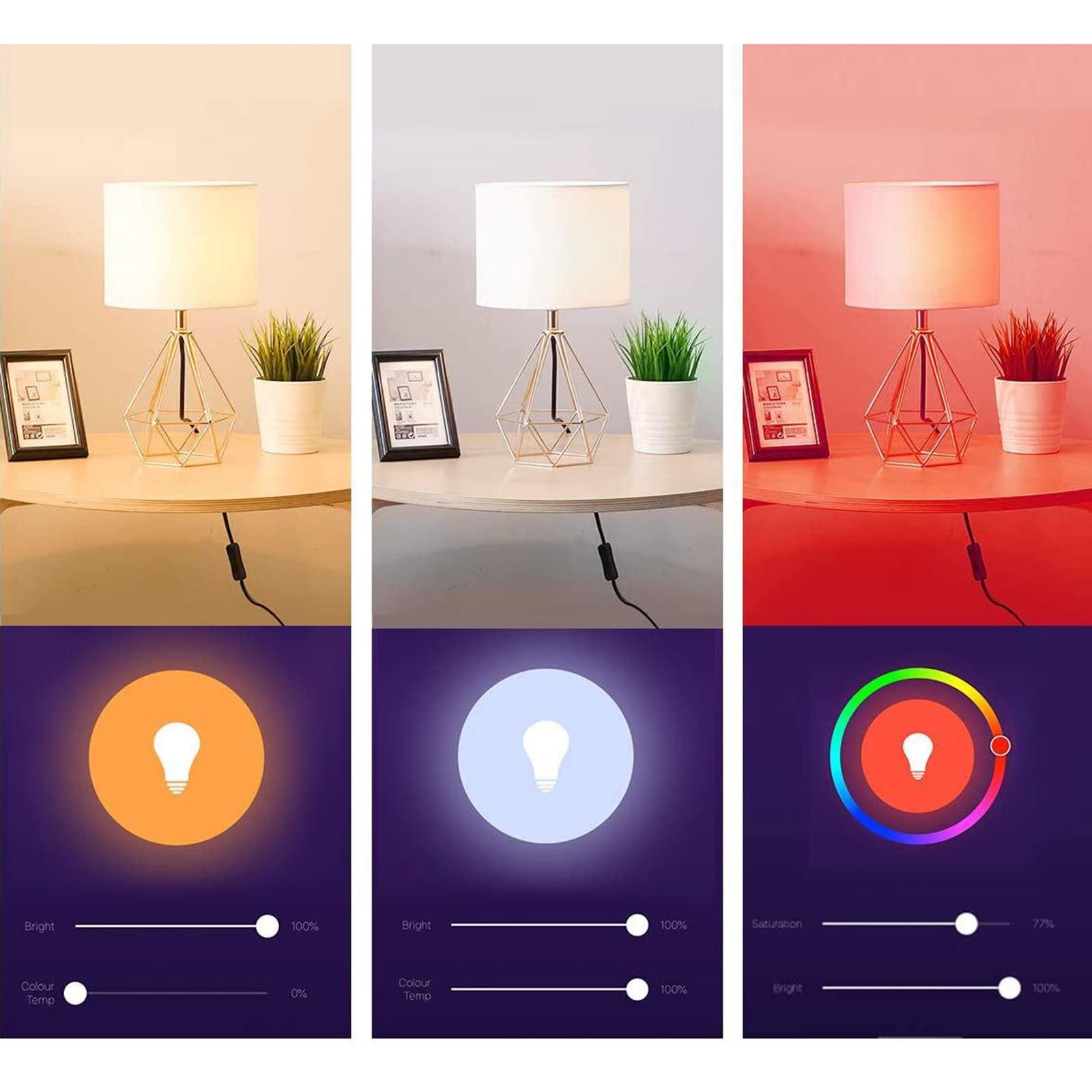 หลอดไฟ LED RGB ปรับความสว่างได - Lighting Decor Bedroom บทวิจารณ์และราคา