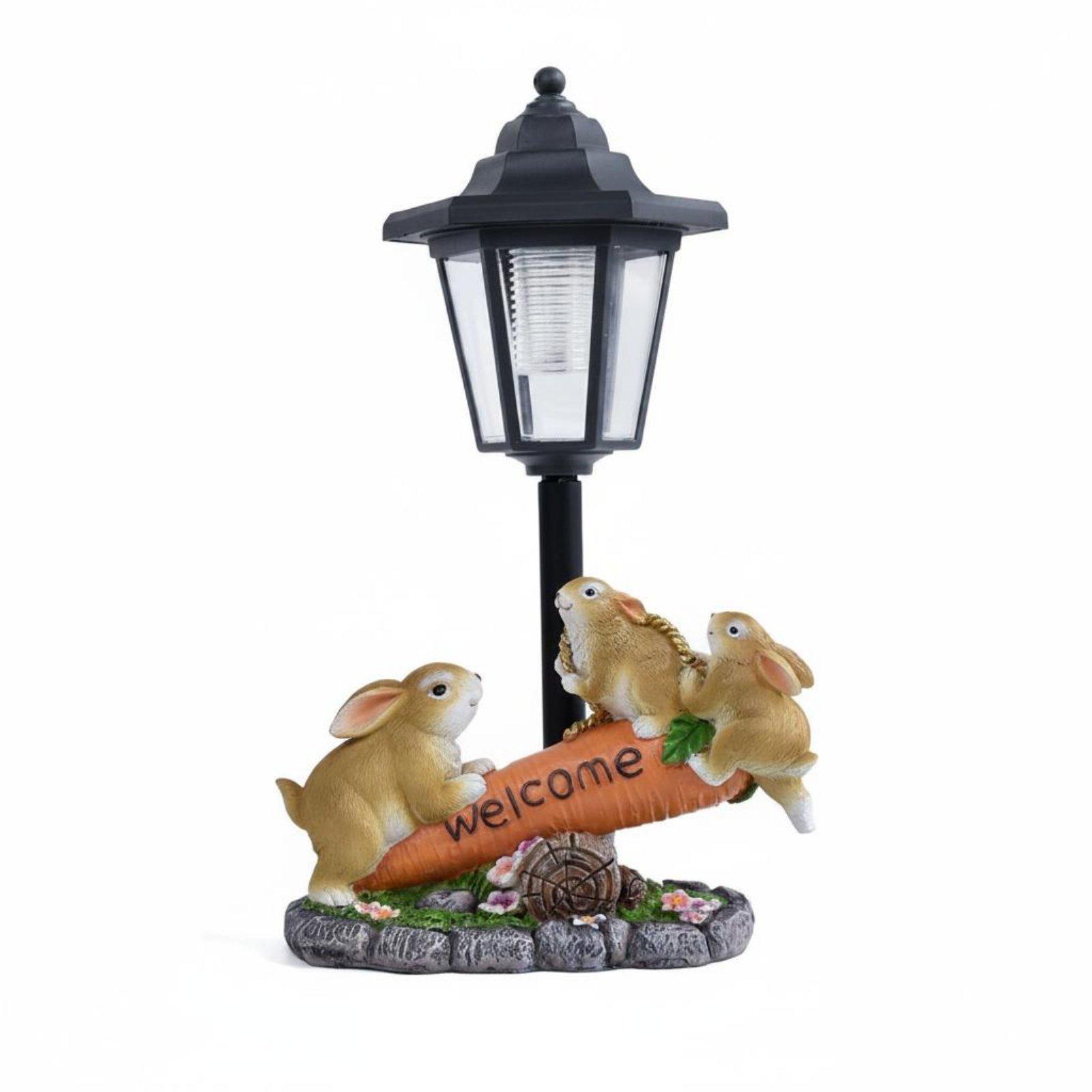 รูปปั้นกระต่ายพลังงานแสงอาทิตย - Lighting Decoration Ideas บทวิจารณ์และราคา