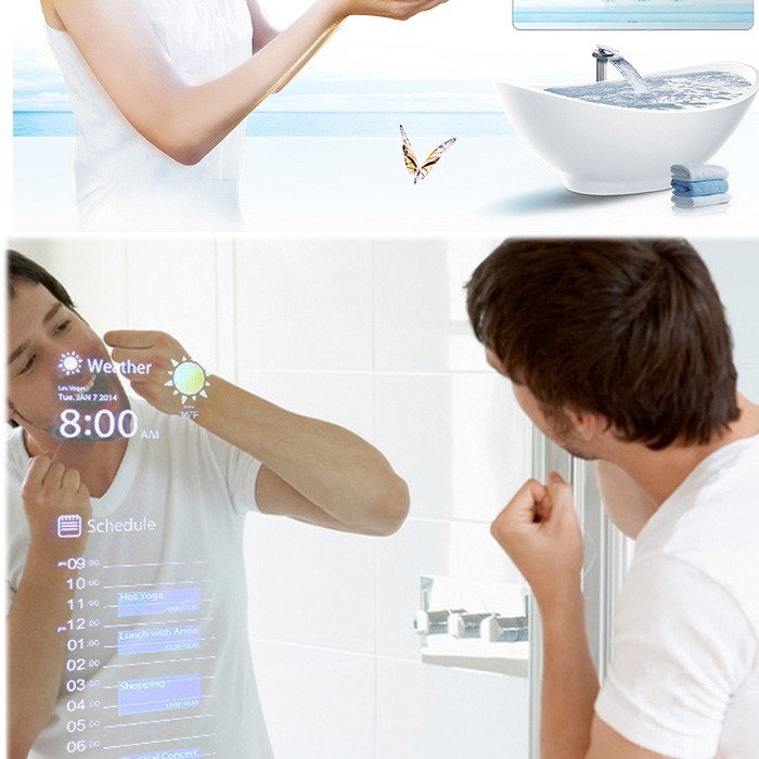 กระจกอัจฉริยะ LED ปรับแต่งได้  - Decor Lighting Cy บทวิจารณ์และราคา