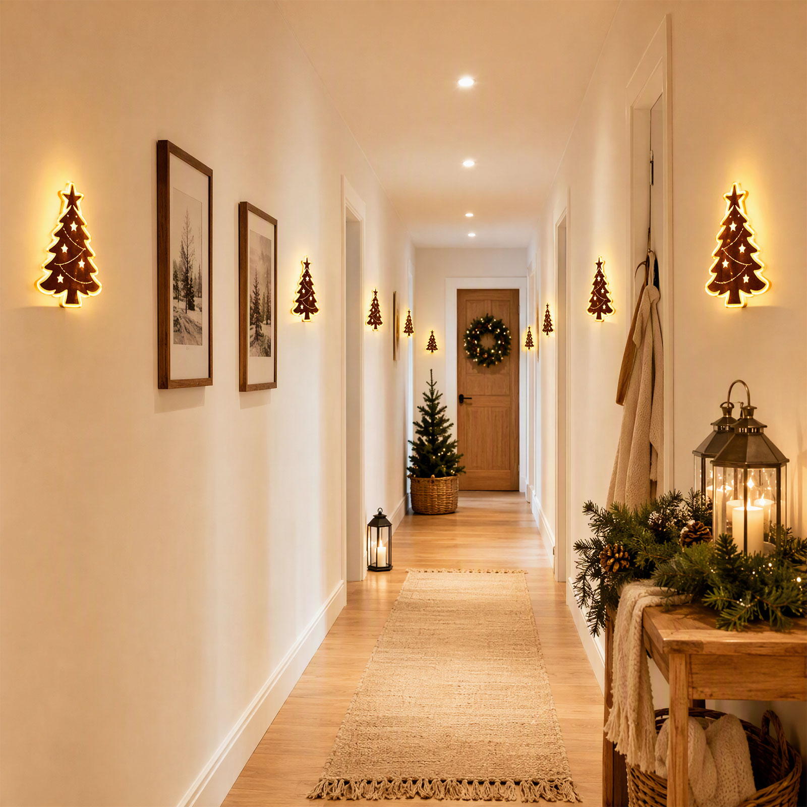 ซานตาคลอส กวางเรนเดียร์ สติกเก - Up Lighting Decor บทวิจารณ์และราคา