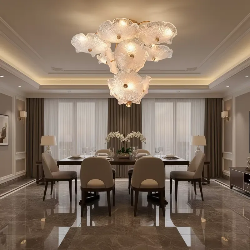 โคมไฟทองแดงทำมือสุดหรูสไตล์โมเ - Decor Timeless Lighting บทวิจารณ์และราคา