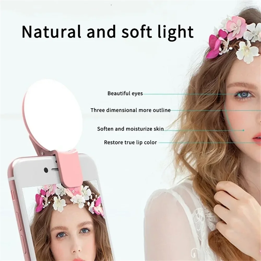 ไฟวงแหวนเซลฟี่ขนาดเล็กแบบพกพา  - Lighting Visual บทวิจารณ์และราคา