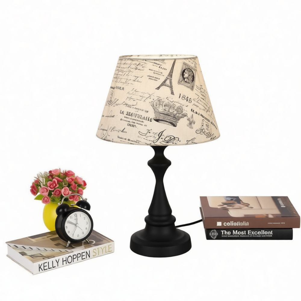 โคมไฟตั้งโต๊ะสไตล์เรโทรวินเทจ  - Lighting Decor Bedroom บทวิจารณ์และราคา