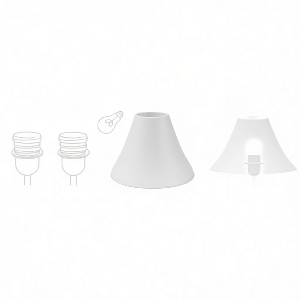 โคมไฟตั้งโต๊ะสไตล์เรโทรวินเทจ  - Lighting Decor Bedroom บทวิจารณ์และราคา