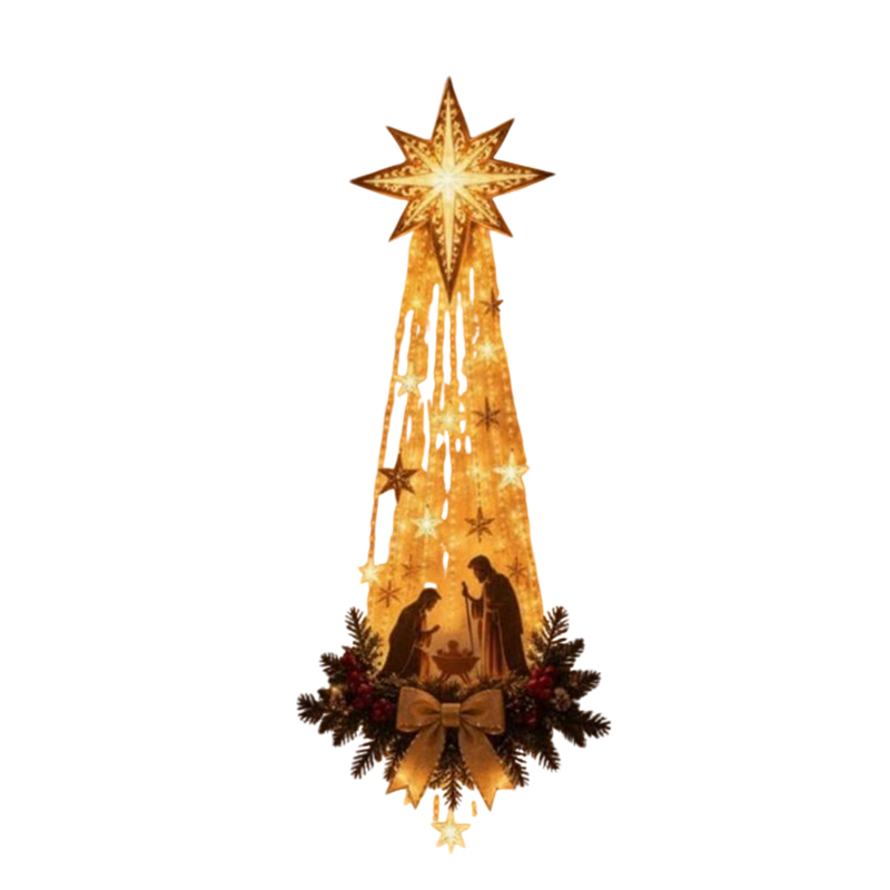 ของประดับตกแต่งติดผนังรูปดาวเบ - Lighting Christmas Decor บทวิจารณ์และราคา